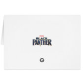 Black Panther | Panther Head Typography Graphic Cards (Back Horizontal)