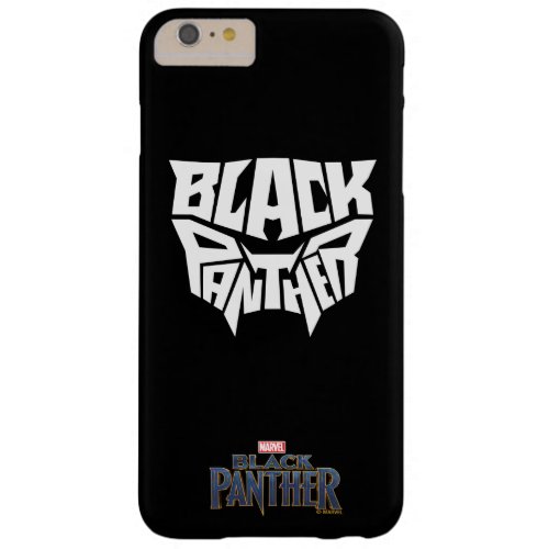 Black Panther  Panther Head Typography Graphic Barely There iPhone 6 Plus Case