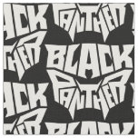 Black Panther | Panther Head Typography Graphic Fabric