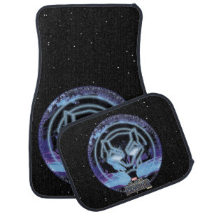 Black Panther Panther Symbol & Wawa Tree Car Mat