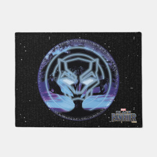 Black Panther   Panther Symbol & Wawa Tree Doormat