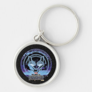 Black Panther   Panther Symbol & Wawa Tree Keychain