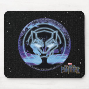 Black Panther Panther Symbol & Wawa Tree Mouse Pad