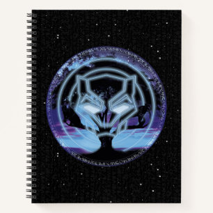 Black Panther   Panther Symbol & Wawa Tree Notebook