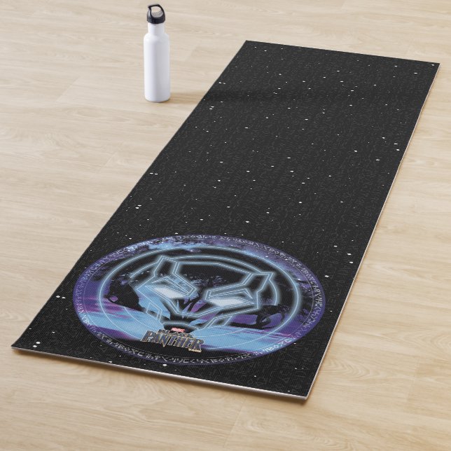 Black Panther | Panther Symbol & Wawa Tree Yoga Mat (In Situ)