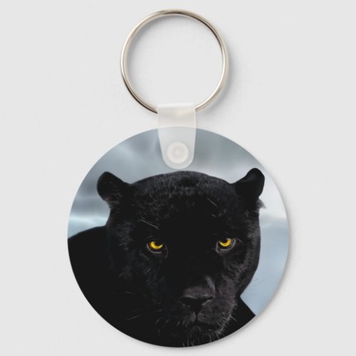 Black Panther Panthera Keychain