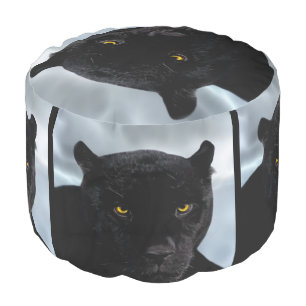 Black Panther Panthera Pouf