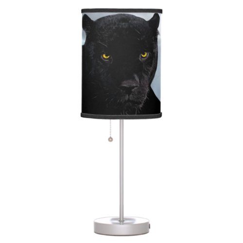 Black Panther Panthera Table Lamp