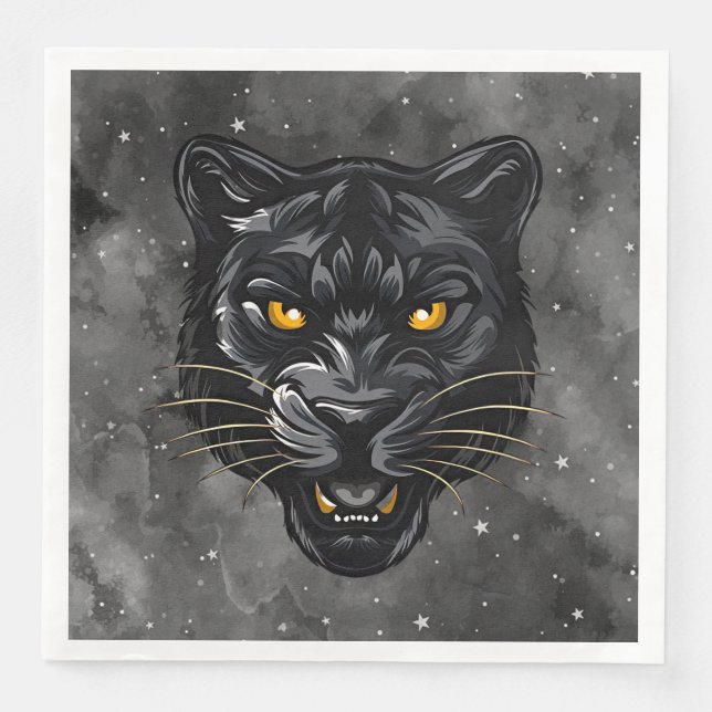 Black Panther Paper Dinner Napkins (Front)