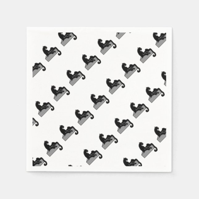 black Panther Paper Napkins (Front)
