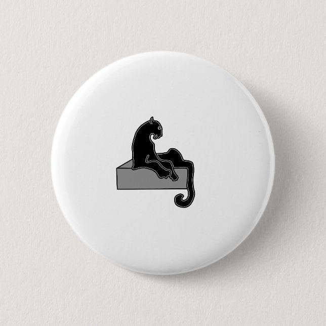black Panther Pinback Button (Front)