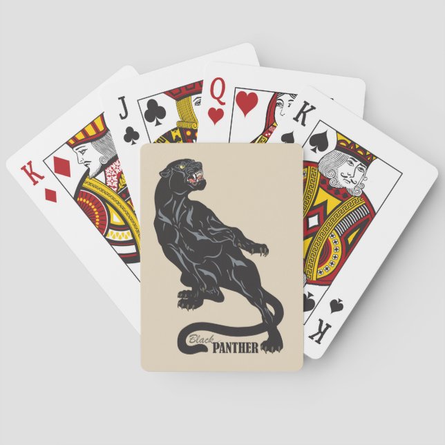 black panther poker cards (Back)
