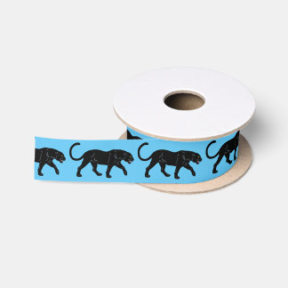 black panther satin ribbon