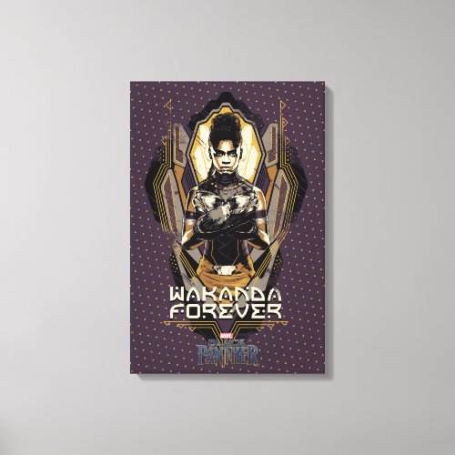 Black Panther  Shuri Wakanda Forever Canvas Print