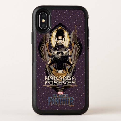 Black Panther  Shuri Wakanda Forever OtterBox Symmetry iPhone X Case