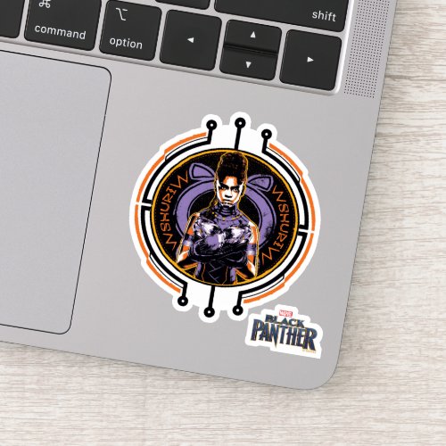 Black Panther  Shuri Wakandan Badge Sticker
