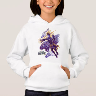 Black Panther   Shuri With Dragonflyers Hoodie