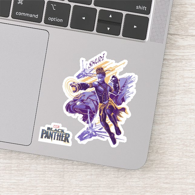 Black Panther | Shuri With Dragonflyers Sticker (Detail)