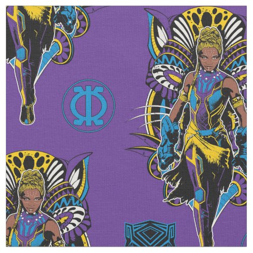 Black Panther  Shuri With Tribal Panther Fabric