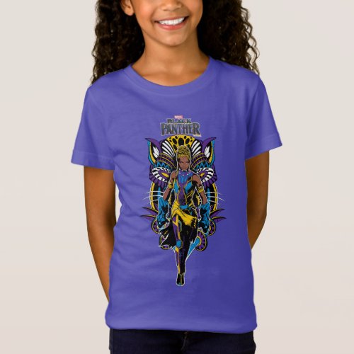 Black Panther  Shuri With Tribal Panther T_Shirt