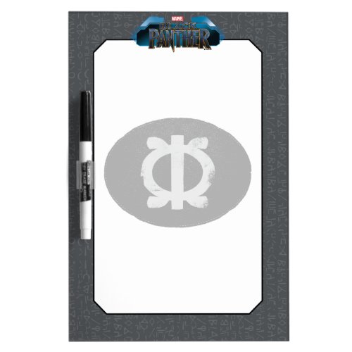 Black Panther  Shuris Wawa Aba Adinkra Symbol Dry_Erase Board