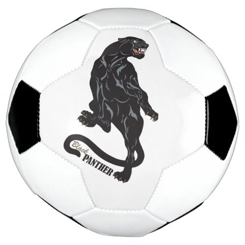 black panther soccer ball