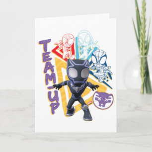 Black Panther & Spidey Team "Team-Up" Card