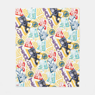 Black Panther & Spidey Team "Team-Up" Fleece Blanket