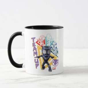 Black Panther & Spidey Team "Team-Up" Mug