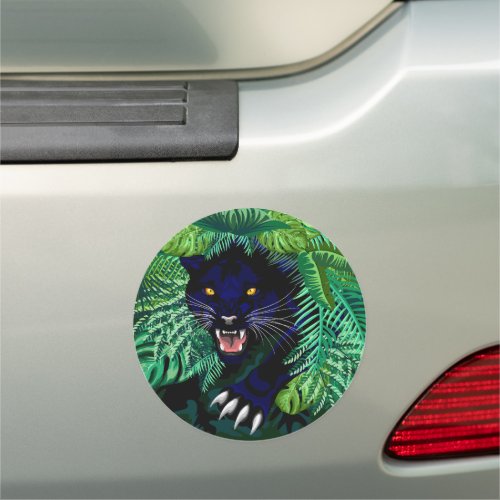 Black Panther Spirit of the Jungle Car Magnet