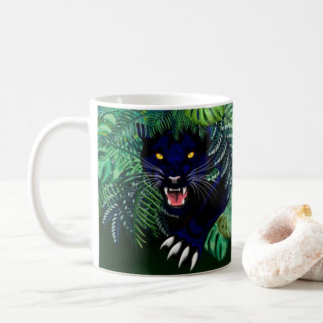 Black Panther Spirit of the Jungle Coffee Mug
