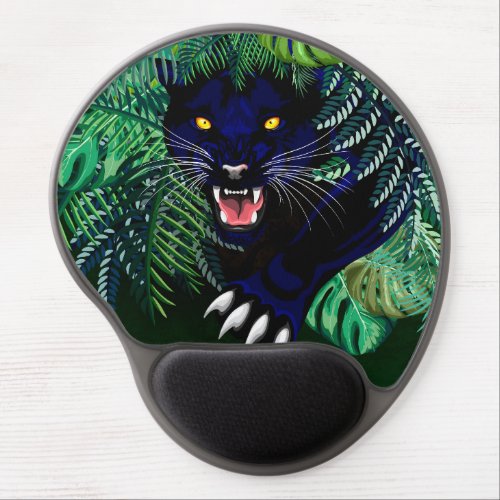 Black Panther Spirit of the Jungle Gel Mouse Pad