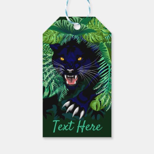 Black Panther Spirit of the Jungle Gift Tags