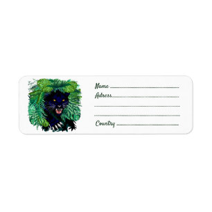 Black Panther Spirit of the Jungle Label