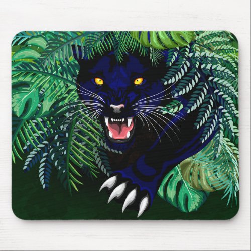 Black Panther Spirit of the Jungle Mouse Pad