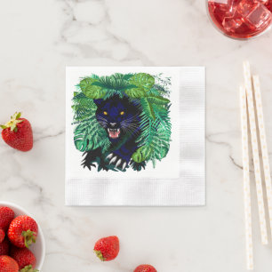 Black Panther Spirit of the Jungle Napkins