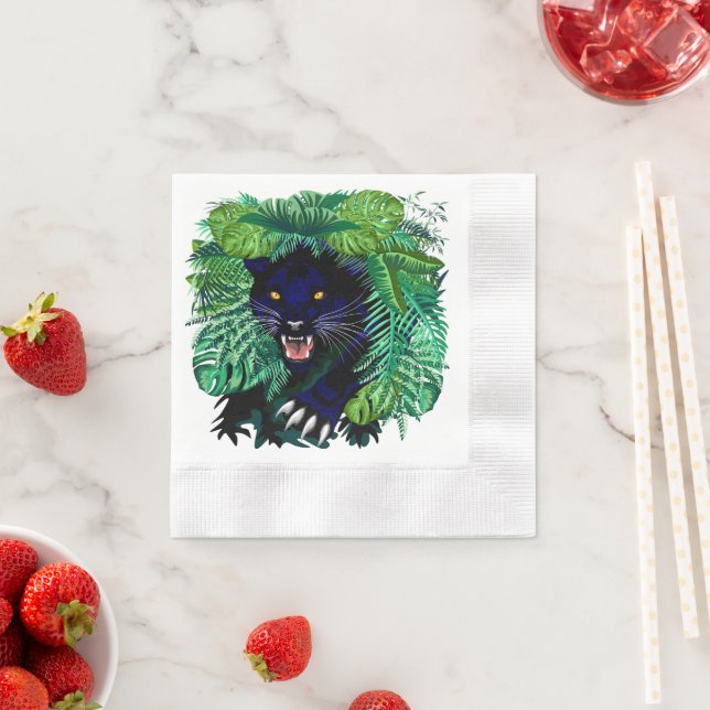 Black Panther Spirit of the Jungle Napkins (Insitu)