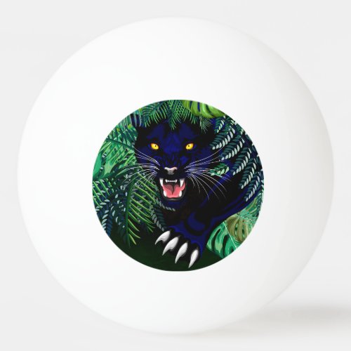 Black Panther Spirit of the Jungle Ping Pong Ball