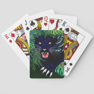 Black Panther Spirit of the Jungle Poker Cards