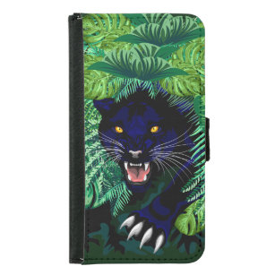 Black Panther Spirit of the Jungle Samsung Galaxy S5 Wallet Case