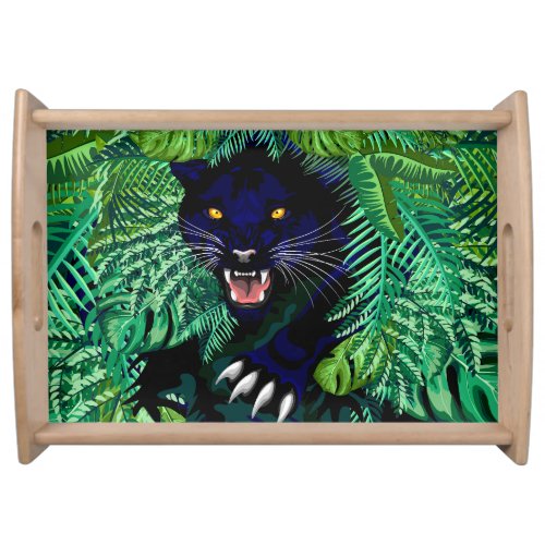 Black Panther Spirit of the Jungle Serving Tray