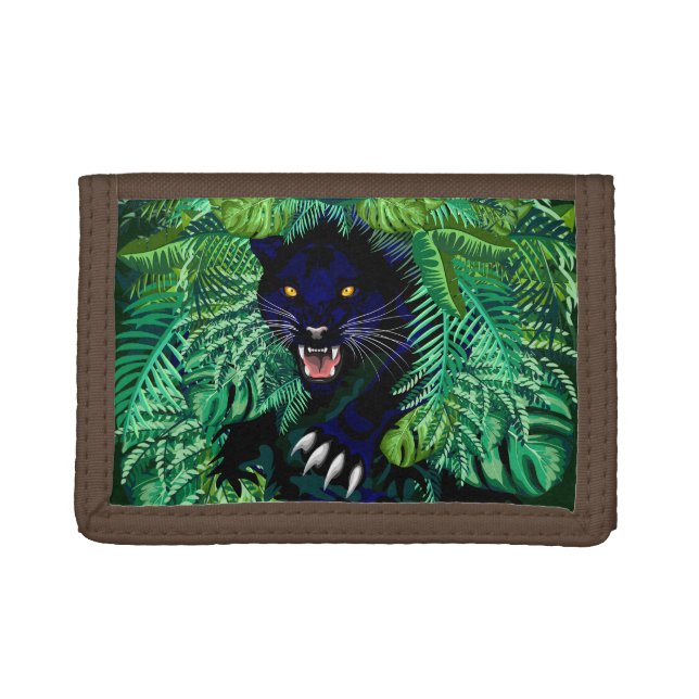 Black Panther Spirit of the Jungle Trifold Wallet (Front)