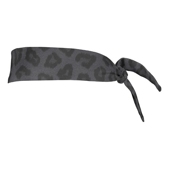 Black Panther Spots Tie Headband (Rotate 90)