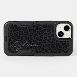 Black Panther Spots with Name OtterBox iPhone 14 Case