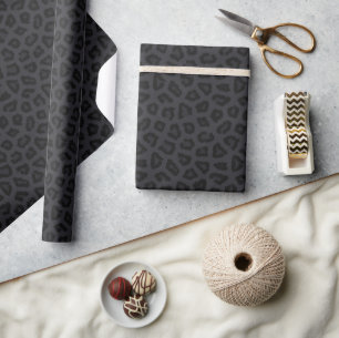 Black Panther Spots Wrapping Paper