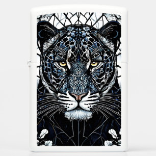 Black Panther stained glass Zippo Lighter