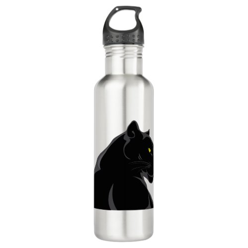 black panther stainless steel water bottle