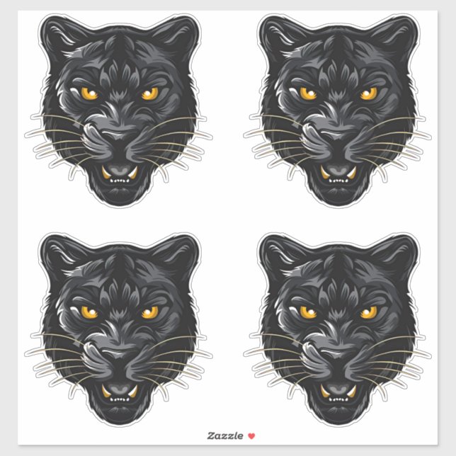 Black Panther Sticker (Sheet)