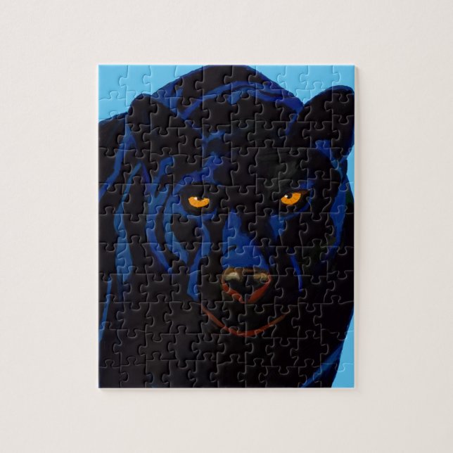 Black Panther Symbolizes Strength and Courage Jigsaw Puzzle (Vertical)