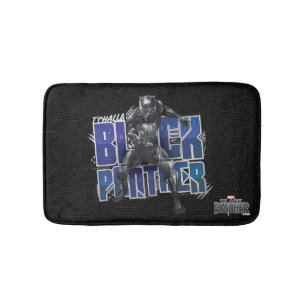 Black Panther   T'Challa - Black Panther Graphic Bathroom Mat